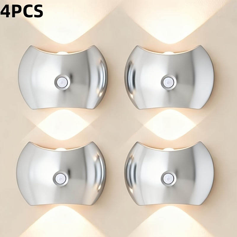 LED Modern Indoor Wall Light with Motion Sensor 3 Color Modes 2700K/4500K/6500K USB Rechargeable Magnetic Portable Wall Sconce for Living Room Bedroom 2 Packs - Image 18