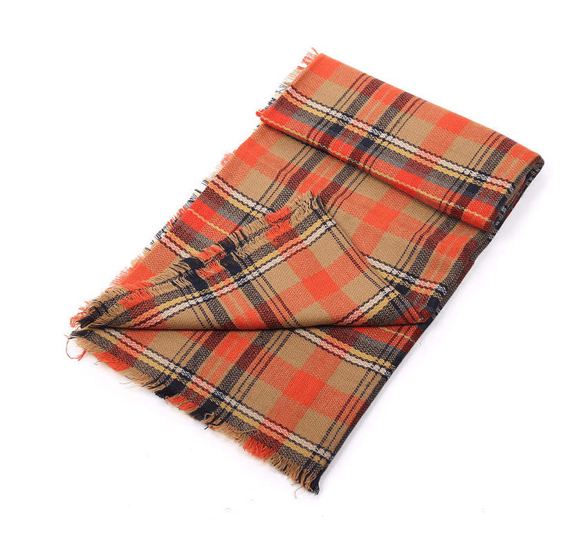 Womens Fall Winter Scarf Plaid Tassel Soft Warm Blanket Scarves Womens Shawl Wraps - Image 15