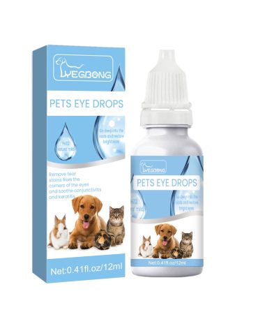 Yegbong Pet Eye Drops, Cats And Dogs Eye Cleaning Care Pet Eye Wash Tear Stain r