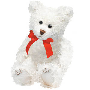 Scraggles-6" sitting(wht w/ red ribbon)