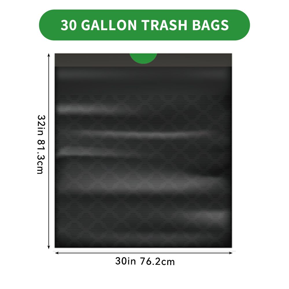 Scotts 36 Bags 30 Gallon Box Disposable Non-Rip Black Large Drawstring Garbage Bags, Suitable for Large Kitchen Garbage Cans, Super Strong 113.5L, Home, Commercial Multi-purpose Trash Bag - Durable, - Image 8