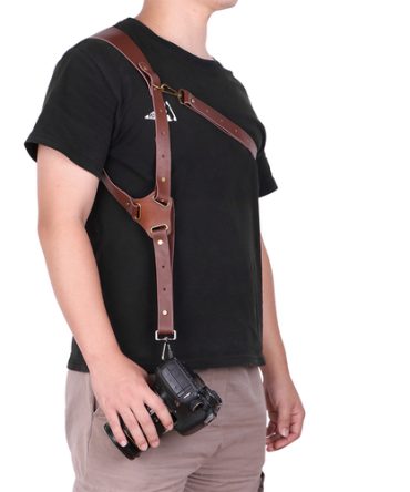 Genuine Leather Camera Shoulder Strap Adjustable