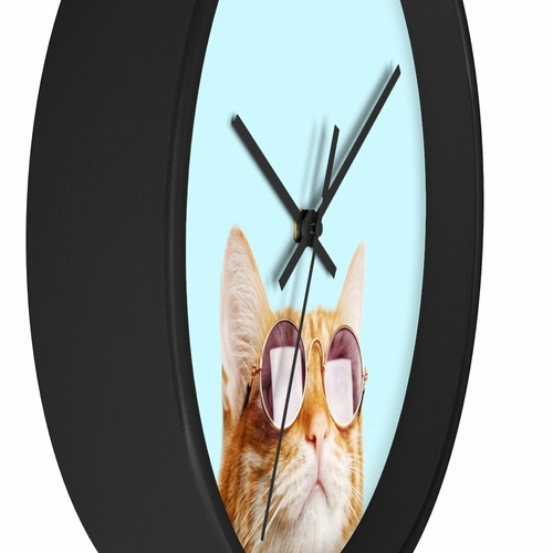 Cat is Alway's Right Wall clock - Image 5