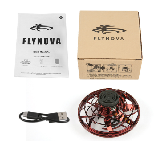 Mini Drone LED UFO Type Flying Helicopter Spinner Fingertip - Image 3