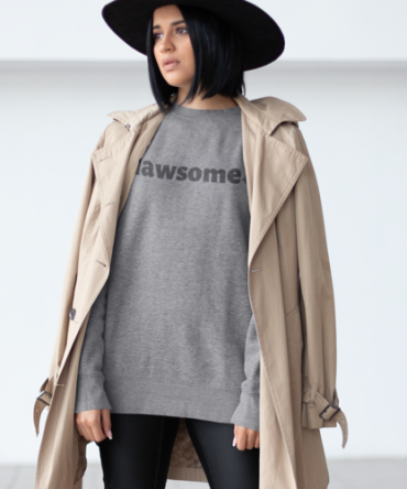 Womens Logo Flawsome Crewneck Sweatshirt