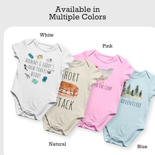 Travel Adventure Airplane - Baby Boy Girl Clothes Infant Bodysuit - Image 2