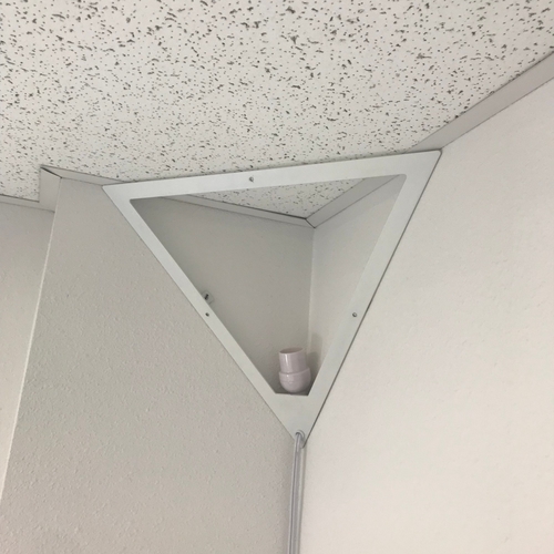 16"W Beacon Triangle Corner Light Plug-In Cord White by Home Concept - Image 5