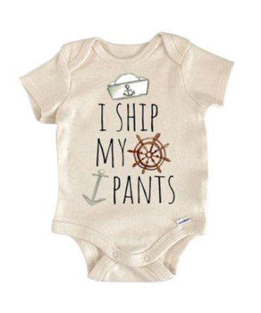 Nautical Summer Beach - Baby Boy Girl Clothes Infant Bodysuit Funny