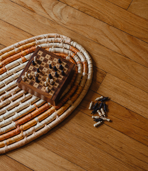 Travel Chess Game - Handcrafted Wood Pegs - Image 4