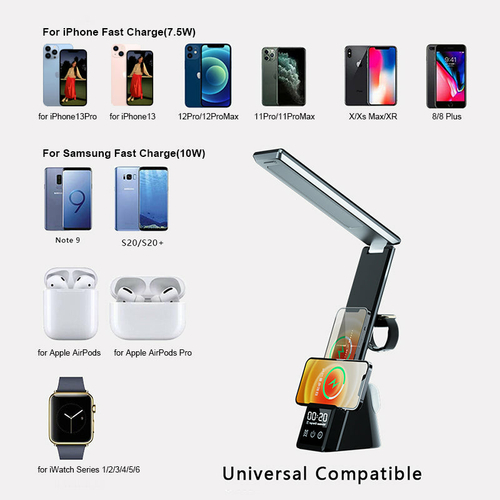 LumiCharge-Mini - 7 in 1 Multifunctional LED Desk Lamp with wireless - Image 6