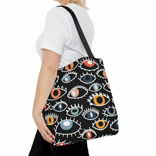 Egyptian Eye Beach Shopper Tote Bag Medium - Image 3