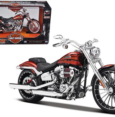 2014 Harley Davidson CVO Breakout Orange 1/12 Diecast Motorcycle Model