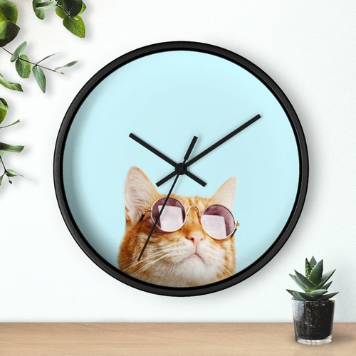 Cat is Alway's Right Wall clock - Image 6