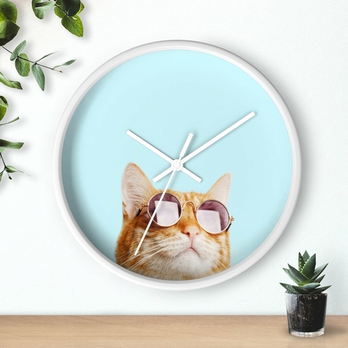 Cat is Alway's Right Wall clock - Image 15