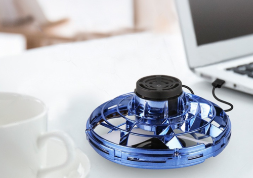 Mini Drone LED UFO Type Flying Helicopter Spinner Fingertip - Image 5