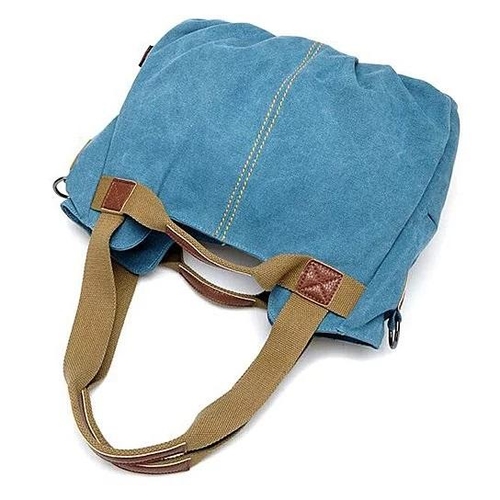 Canvas Satchel Handbag with Free RFID Case in 7 Colors - DUPLICATE - Image 5