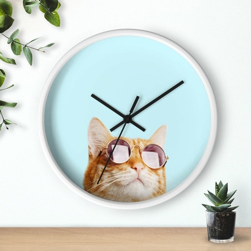 Cat is Alway's Right Wall clock - Image 13