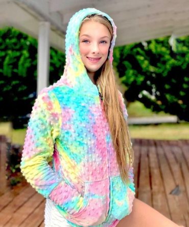 Minky Bubble Zip Hoodie