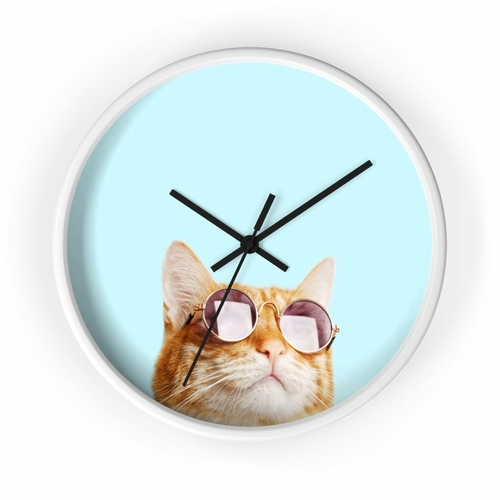 Cat is Alway's Right Wall clock - Image 10