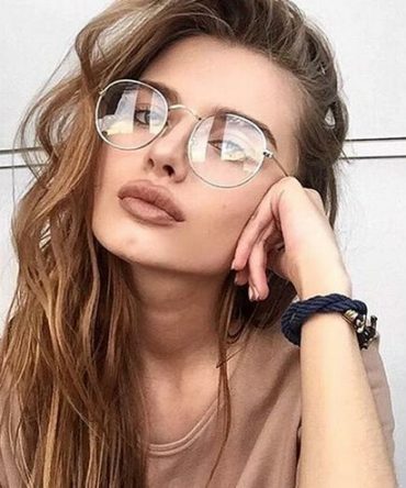 EP New Designer Woman Glasses Optical Frames Metal Round Glasses Frame