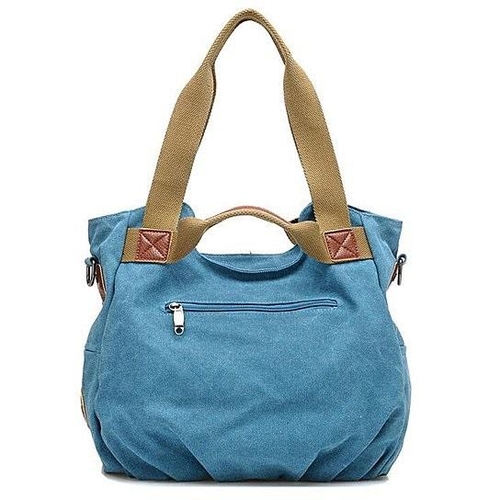 Canvas Satchel Handbag with Free RFID Case in 7 Colors - DUPLICATE - Image 11