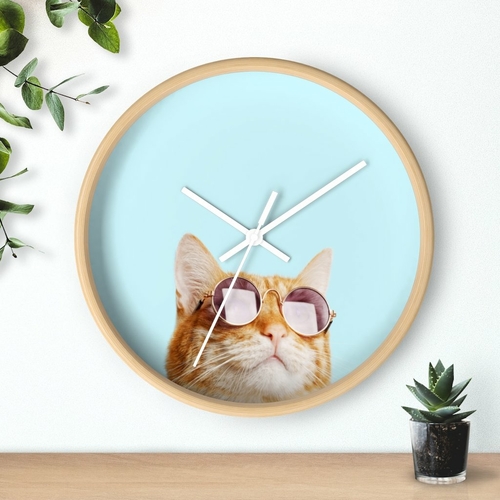 Cat is Alway's Right Wall clock - Image 16