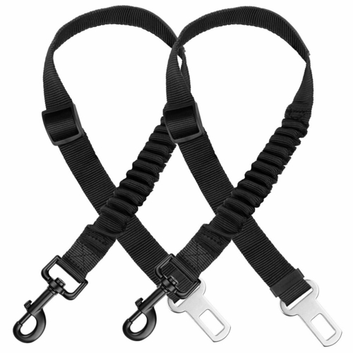 2 Pack Adjustable Dog Harness For Car Seatbelt Connector Restrain - Image 10