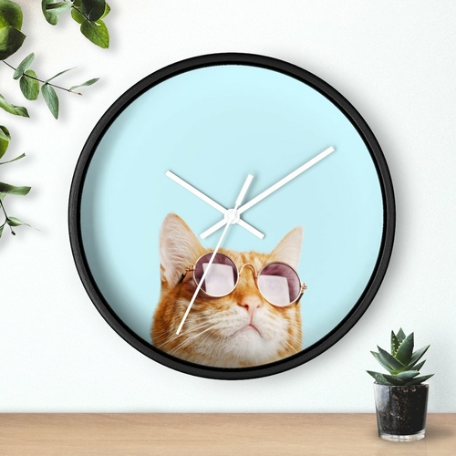 Cat is Alway's Right Wall clock - Image 9
