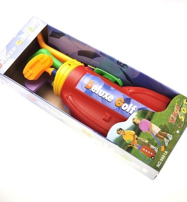 AZImport PS981A Deluxe Golf Bag Play Set for Kids with Easy Storage