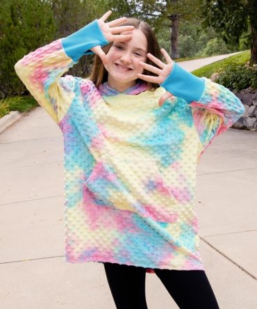 Minky Bubble Oversized Hoodie