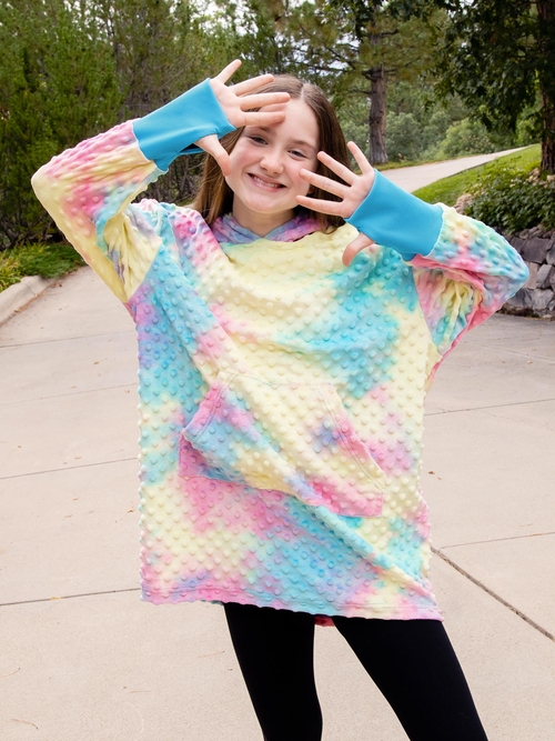 Minky Bubble Oversized Hoodie