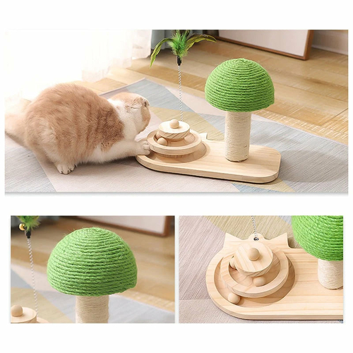 Pet Tree Scratching Post with Toy - Image 3