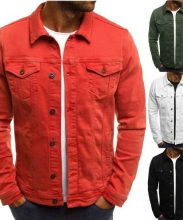 Mens Casual Dual Pocket Jacket