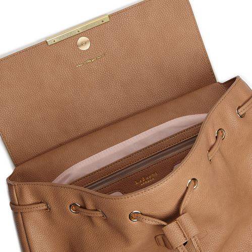 Siri Brown Multiway Vegan Backpack Bag - Image 5