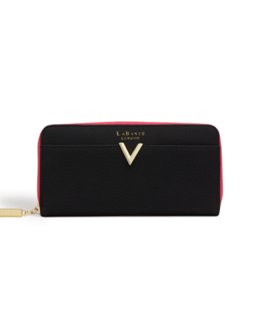 Kindness Black Vegan Two-Tone Wallet