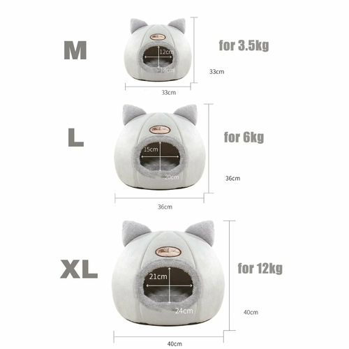 Cozy 2-In-1 Pet House Bed - Image 5