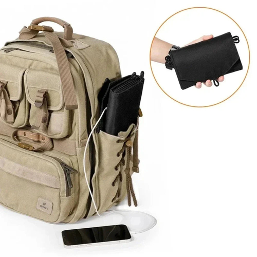Portable Solar Panel with USB Charging for Cell Phone - Image 3