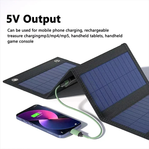 Portable Solar Panel with USB Charging for Cell Phone - Image 5