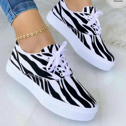 2022 Fashion Graffiti Women Sneakers Trainers Shoes - Image 2