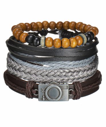 Mens Modern Multilayered Bracelet