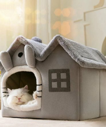 Removable Roof Plush Pet House