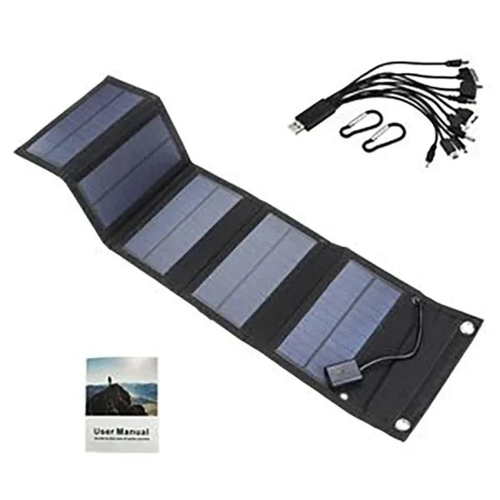 Portable Solar Panel with USB Charging for Cell Phone - Image 6