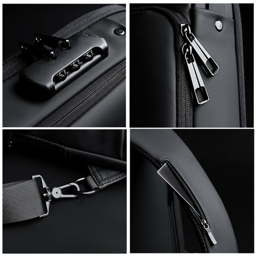 Cross Body Antitheft Shoulder Bag with Lock - Image 5