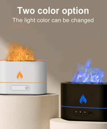 Essential Oil Diffuser With Flaming Effect And Timer