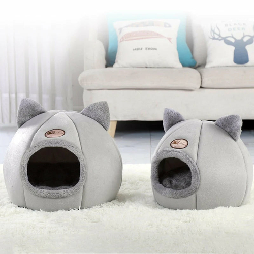 Cozy 2-In-1 Pet House Bed - Image 2