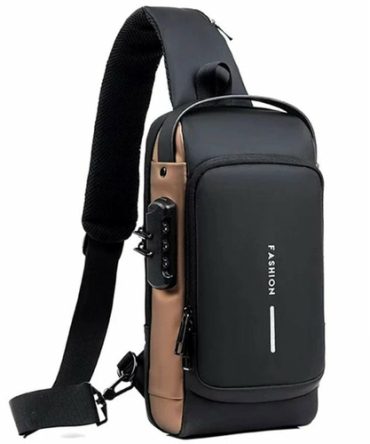Cross Body Antitheft Shoulder Bag with Lock