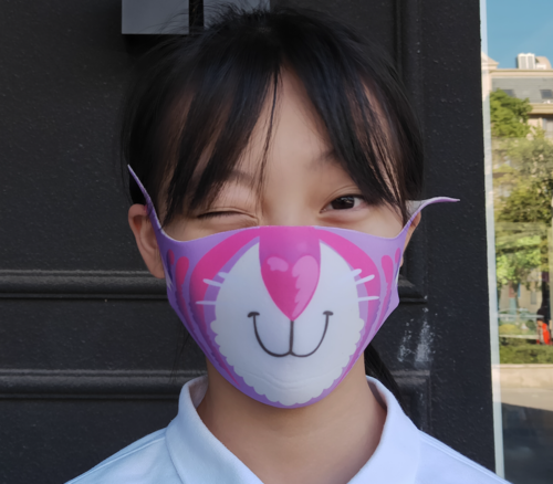 Premium Animal Printed Kids Ninja MASQ ( Dragon, Cat, Dog and Shark- 4 - Image 15