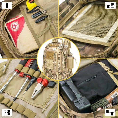 Large Capacity Waterproof Camping Outdoor Backpack - Image 2