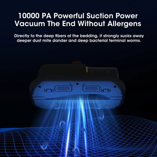 10kPa Handheld Mattress Vacuum Mite Remover Cordless Cleaner for Home - Image 4