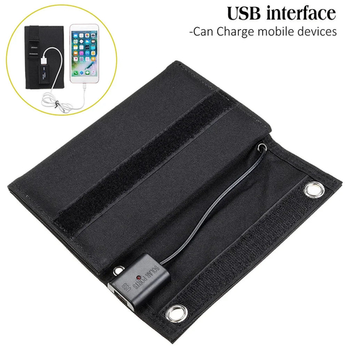 Portable Solar Panel with USB Charging for Cell Phone - Image 10